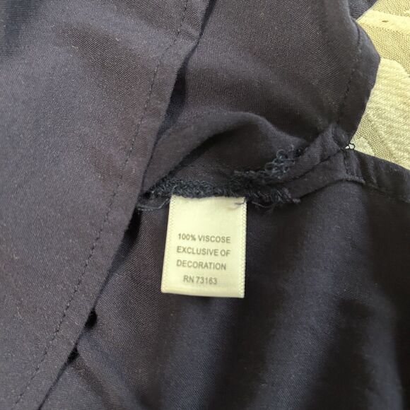 Melissa Paige Woman Top 1X Navy Cold Shoulder Cut Out Lace Feminine Comfy Fairy - Picture 5 of 16